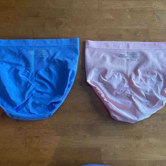 NWOT Set of 2 - Size 2XL Maidenform purple pink tummy control briefs - Picture 11 of 11